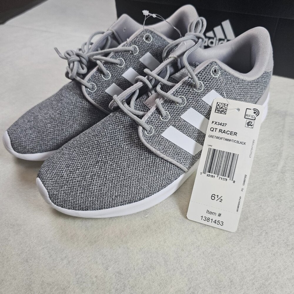 NEW Adidas QT Racer Women’s Running Shoes – Lightweight Cloudfoam Comfort - Picture 8 of 8